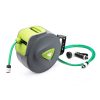 Dynamic Power Garden Water Hose Retractable Rewind Reel Wall Mounted – 30M