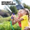 Dynamic Power Garden Water Hose Retractable Rewind Reel Wall Mounted – 20M + Brass Gun
