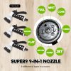 Dynamic Power Garden Water Hose Retractable Rewind Reel Wall Mounted – 20M + Brass Gun