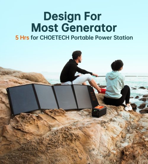 CHOETECH Foldable Solar Charger – 120W