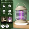 Electric Insect Killer Mosquito Pest Fly Bug Zapper Catcher Trap Lamp Mosquito Repellent Light for Home or Outdoor Portable Camping