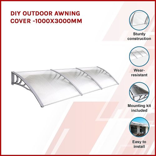 DIY Outdoor Awning Cover – 1000 x 3000 mm