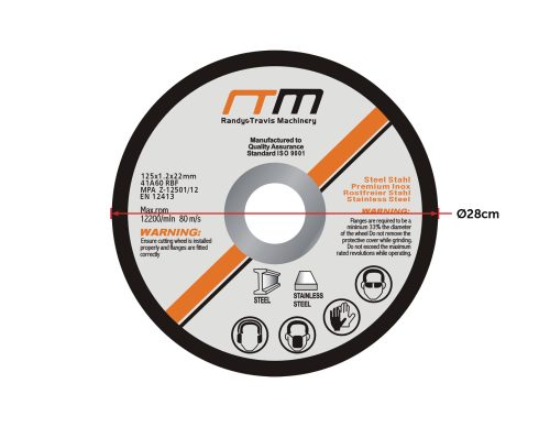 125mm 5″ Cutting Disc Wheel for Angle Grinder – 25