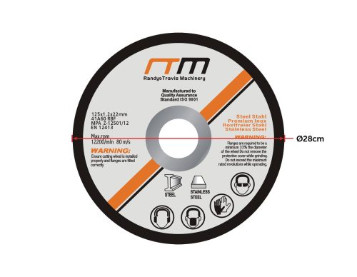 125mm 5″ Cutting Disc Wheel for Angle Grinder – 25