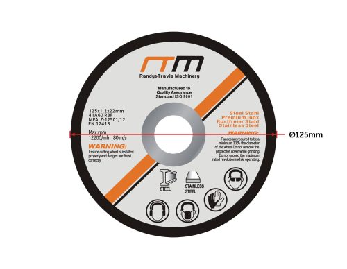 125mm 5″ Cutting Disc Wheel for Angle Grinder – 50