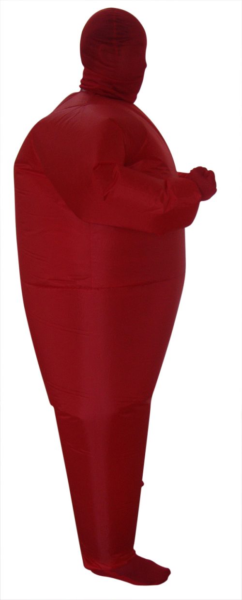 Red Alert Inflatable Costume Fancy Dress Suit Fan Operated