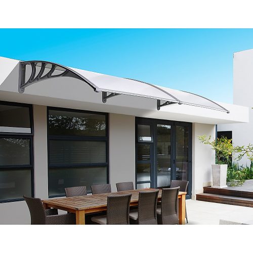 DIY Outdoor Awning Cover with Rain Gutter – 1 x 2 M