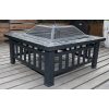 18″ Square Metal Fire Pit Outdoor Heater