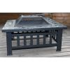 18″ Square Metal Fire Pit Outdoor Heater