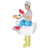 CHICKEN Fancy Dress Inflatable Suit – Fan Operated Costume