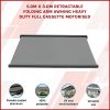 Retractable Folding Arm Awning Heavy Duty Full Cassette Motorised – 5 x 3 M, Grey