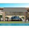 Retractable Folding Arm Awning Heavy Duty Full Cassette Motorised – 5 x 3 M, Grey
