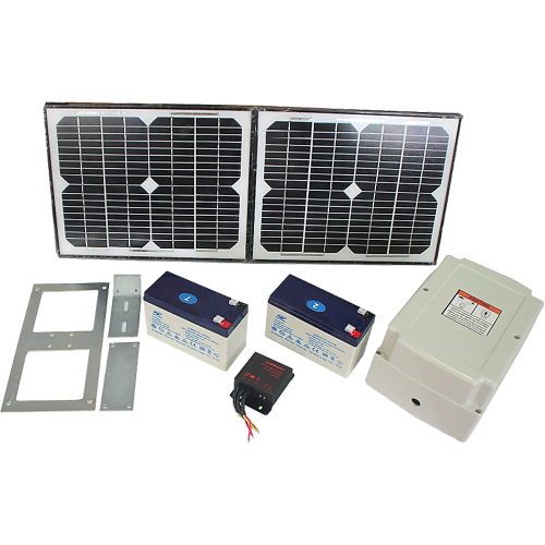 1000KG Solar Double Swing Auto Motor Remote Gate Opener – 20W