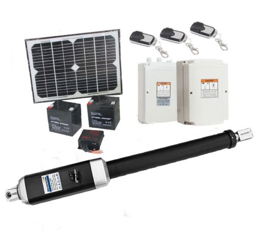 500KG Solar Single Swing Auto Motor Remote Gate Opener – 10W