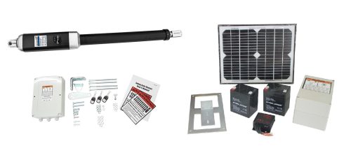 500KG Solar Single Swing Auto Motor Remote Gate Opener – 10W
