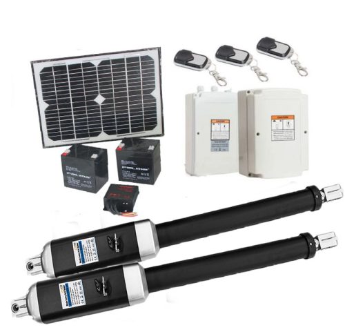 Solar Double Swing Auto Motor Remote Gate Opener – 1200 kg 10W