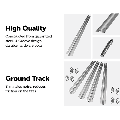 Sliding Gate Hardware Accessories Kit – Track – 4×1 m