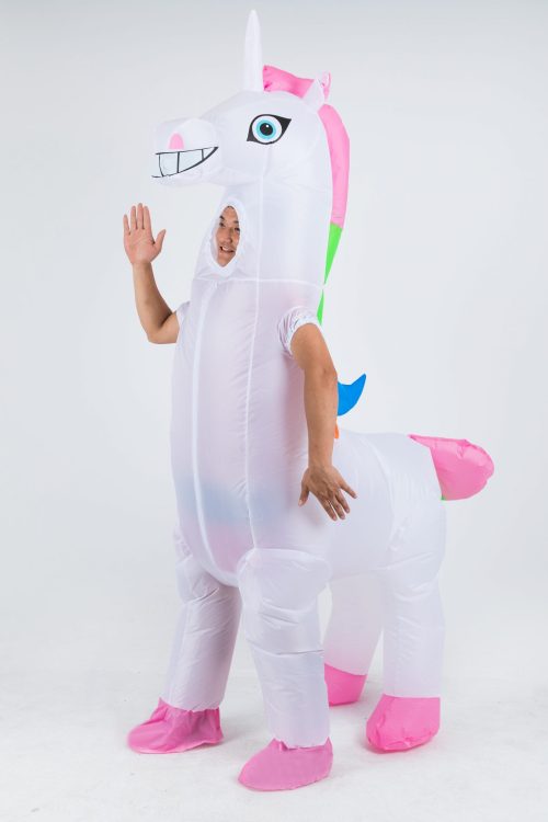 Fancy Dress Fan Inflatable Costume Suit – Unicorn