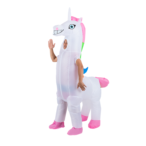 Fancy Dress Fan Inflatable Costume Suit – Unicorn