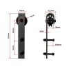 1.8m Sliding Barn Door Hardware Heavy Duty Sturdy Kit