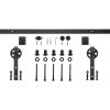 2M Big Spoke Wheel Sliding Barn Door Hardware