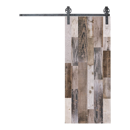 2M Big Spoke Wheel Sliding Barn Door Hardware