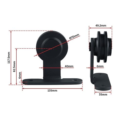 Sliding Barn Door Hardware – 2.4 M