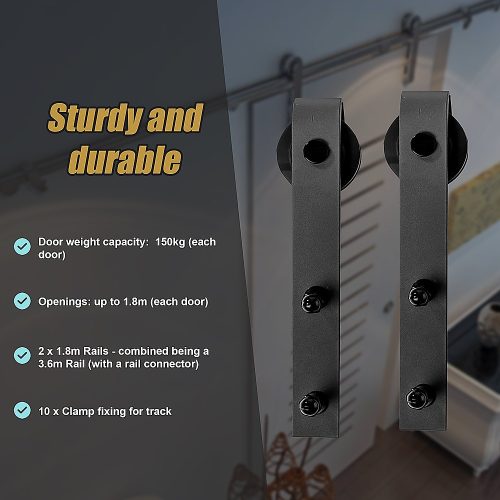 Sliding Barn Door Hardware – 3.6 M