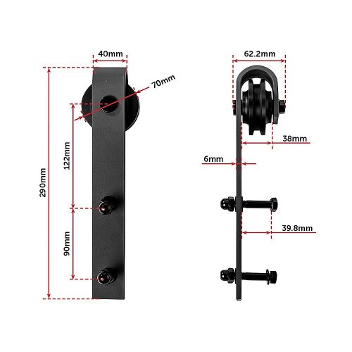 Sliding Barn Door Hardware – 3.6 M