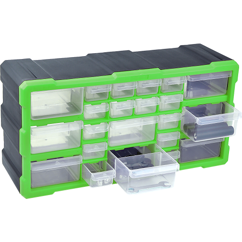 22 Multi Drawer Parts Storage Cabinet Unit Organiser Home Garage Tool Box