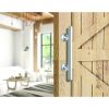 12″ Barn Door Handle Sliding Flush Pull Wood Door Gate Hardware Stainless Steel