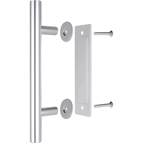 12″ Barn Door Handle Sliding Flush Pull Wood Door Gate Hardware Stainless Steel