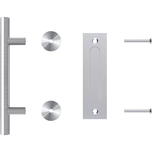 12″ Barn Door Handle Sliding Flush Pull Wood Door Gate Hardware Stainless Steel