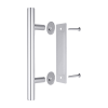 12″ Barn Door Handle Sliding Flush Pull Wood Door Gate Hardware Stainless Steel