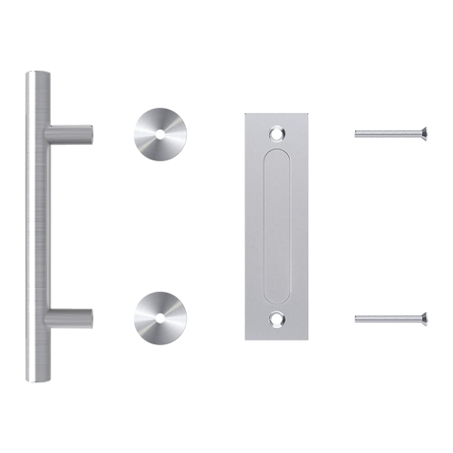 12″ Barn Door Handle Sliding Flush Pull Wood Door Gate Hardware Stainless Steel