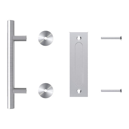 12″ Barn Door Handle Sliding Flush Pull Wood Door Gate Hardware Stainless Steel