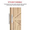12″ Barn Door Handle Sliding Flush Pull Wood Door Gate Hardware Stainless Steel