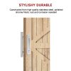 12″ Barn Door Handle Sliding Flush Pull Wood Door Gate Hardware Stainless Steel