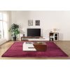 Floor Rugs Large Shaggy Rug Area Carpet Bedroom Living Room Mat – 230 x 200 cm, Burgundy