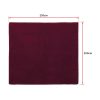 Floor Rugs Large Shaggy Rug Area Carpet Bedroom Living Room Mat – 230 x 200 cm, Burgundy