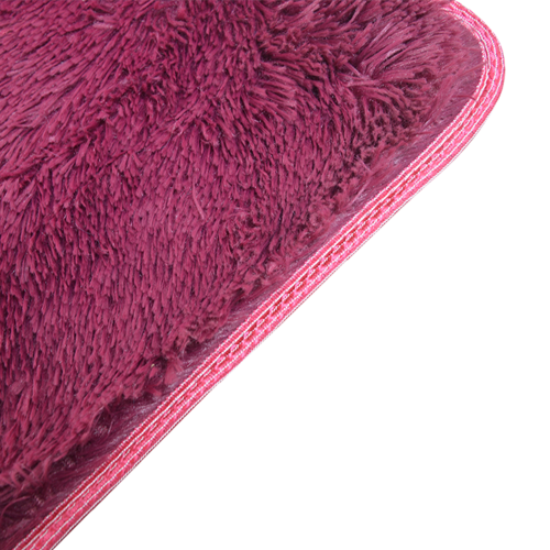 Floor Rugs Large Shaggy Rug Area Carpet Bedroom Living Room Mat – 230 x 160 cm, Burgundy