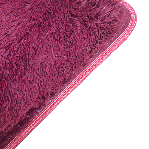 Floor Rugs Large Shaggy Rug Area Carpet Bedroom Living Room Mat – 230 x 160 cm, Burgundy