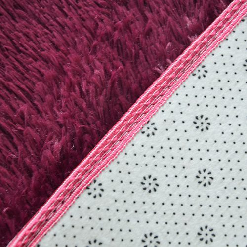 Floor Rugs Large Shaggy Rug Area Carpet Bedroom Living Room Mat – 230 x 160 cm, Burgundy
