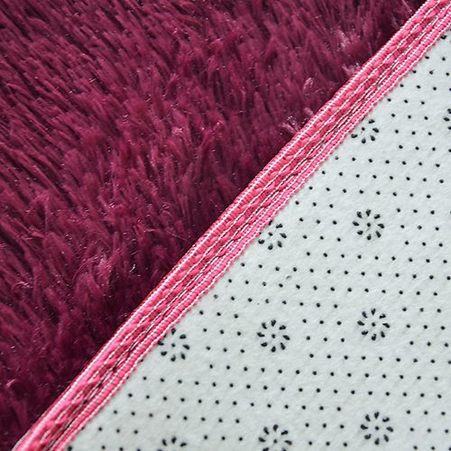 Floor Rugs Large Shaggy Rug Area Carpet Bedroom Living Room Mat – 230 x 160 cm, Burgundy