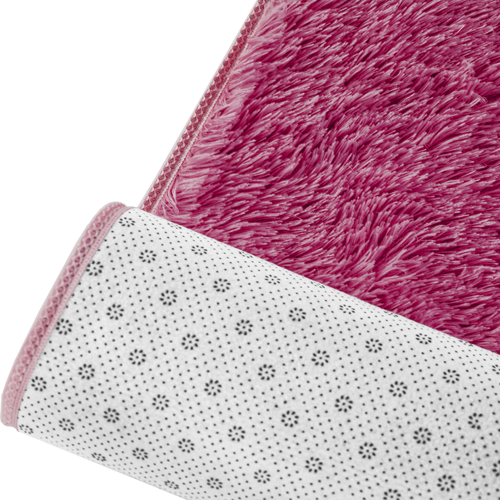 Floor Rugs Large Shaggy Rug Area Carpet Bedroom Living Room Mat – 230 x 160 cm, Burgundy