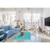 Floor Rugs Large Shaggy Rug Area Carpet Bedroom Living Room Mat – 200 x 140 cm, Turquoise