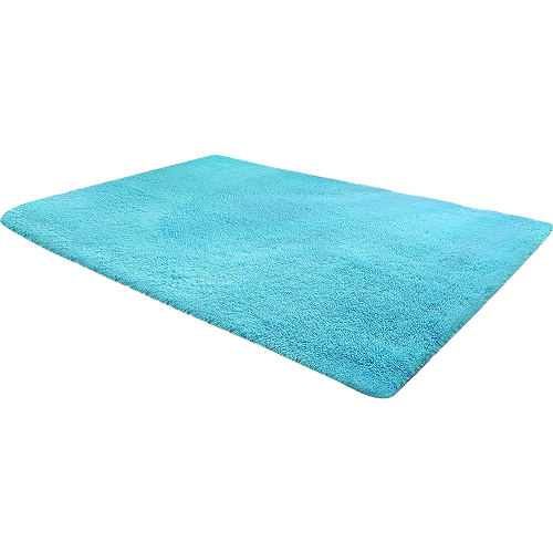 Floor Rugs Large Shaggy Rug Area Carpet Bedroom Living Room Mat – 200 x 140 cm, Turquoise