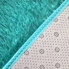 Floor Rugs Large Shaggy Rug Area Carpet Bedroom Living Room Mat – 200 x 140 cm, Turquoise