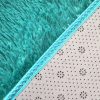 Floor Rugs Large Shaggy Rug Area Carpet Bedroom Living Room Mat – 200 x 140 cm, Turquoise