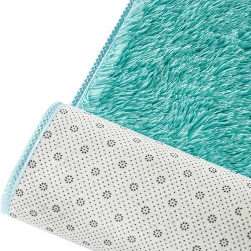 Floor Rugs Large Shaggy Rug Area Carpet Bedroom Living Room Mat – 200 x 140 cm, Turquoise